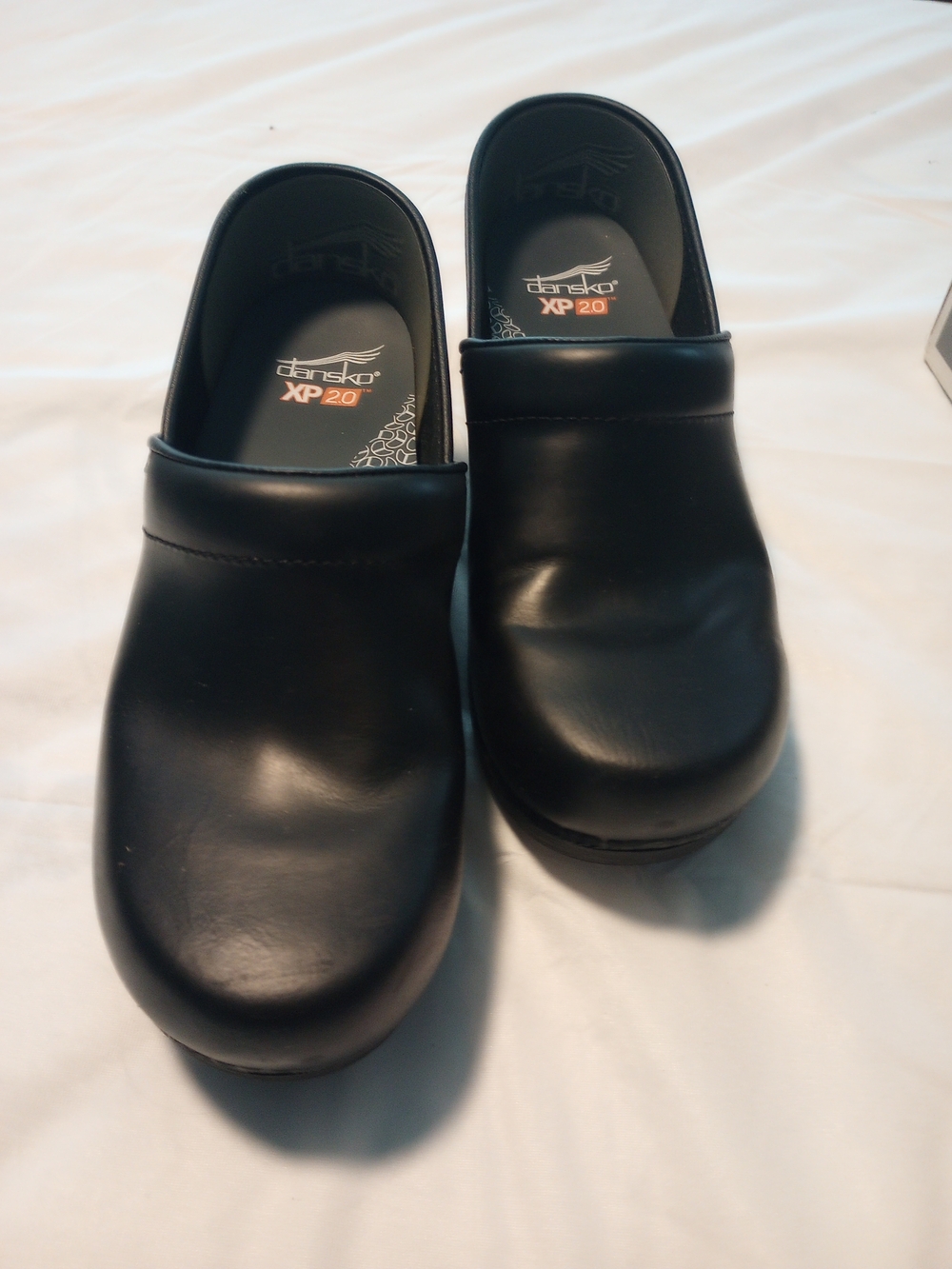 Dansko Black Leather Slip-On Men’s Clogs